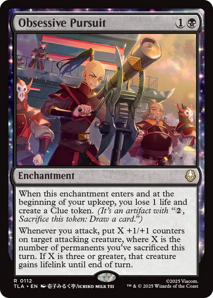 Obsessive Pursuit [Avatar: The Last Airbender] | Card Merchant Takapuna