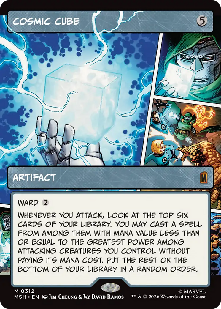 Cosmic Cube (Borderless) (0312) [Marvel Super Heroes] | Card Merchant Takapuna