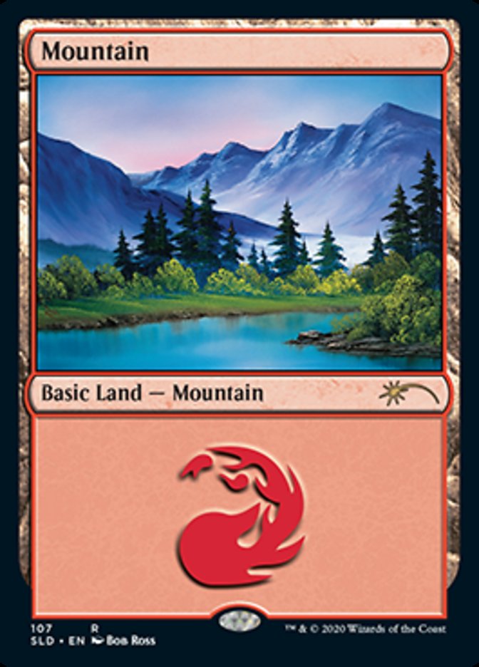 Mountain (107) [Secret Lair Drop Series] | Card Merchant Takapuna