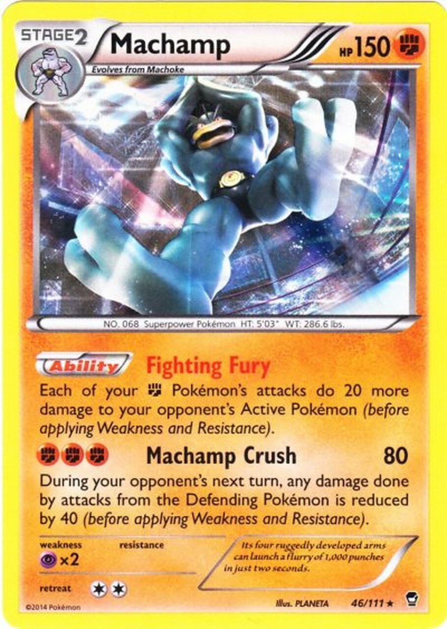 Machamp (46/111) [XY: Furious Fists] | Card Merchant Takapuna