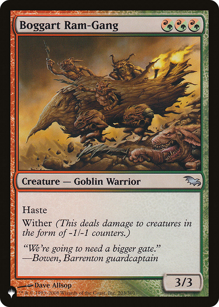 Boggart Ram-Gang [The List] | Card Merchant Takapuna