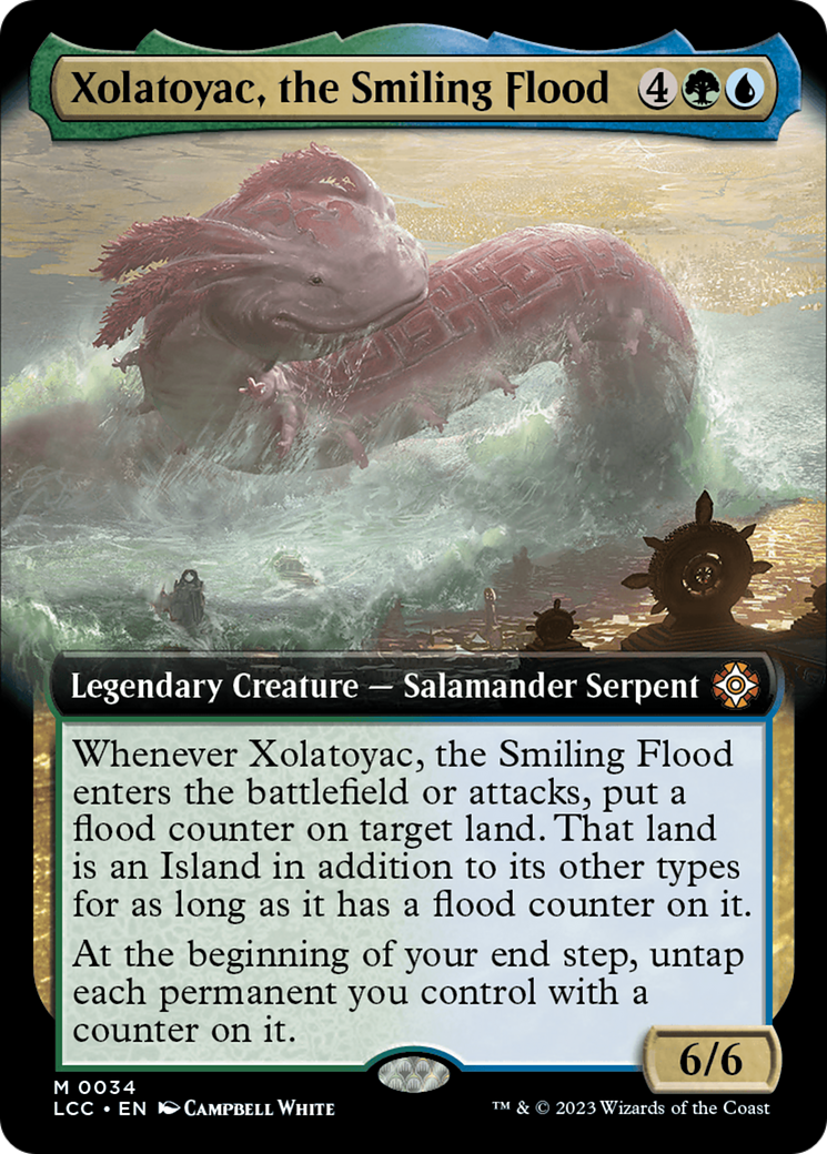Xolatoyac, the Smiling Flood (Extended Art) [The Lost Caverns of Ixalan Commander] | Card Merchant Takapuna