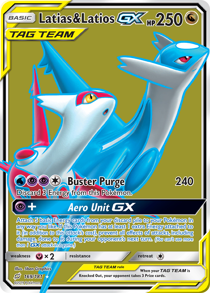Latias & Latios GX (169/181) [Sun & Moon: Team Up] | Card Merchant Takapuna