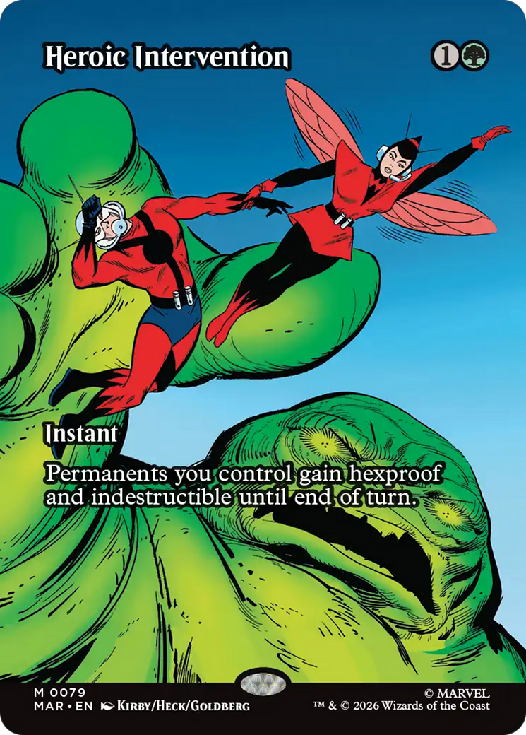 Heroic Intervention (0079) (Borderless) [Marvel Universe: Eternal-Legal] | Card Merchant Takapuna
