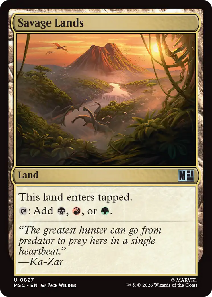 Savage Lands [Marvel Super Heroes Commander] | Card Merchant Takapuna