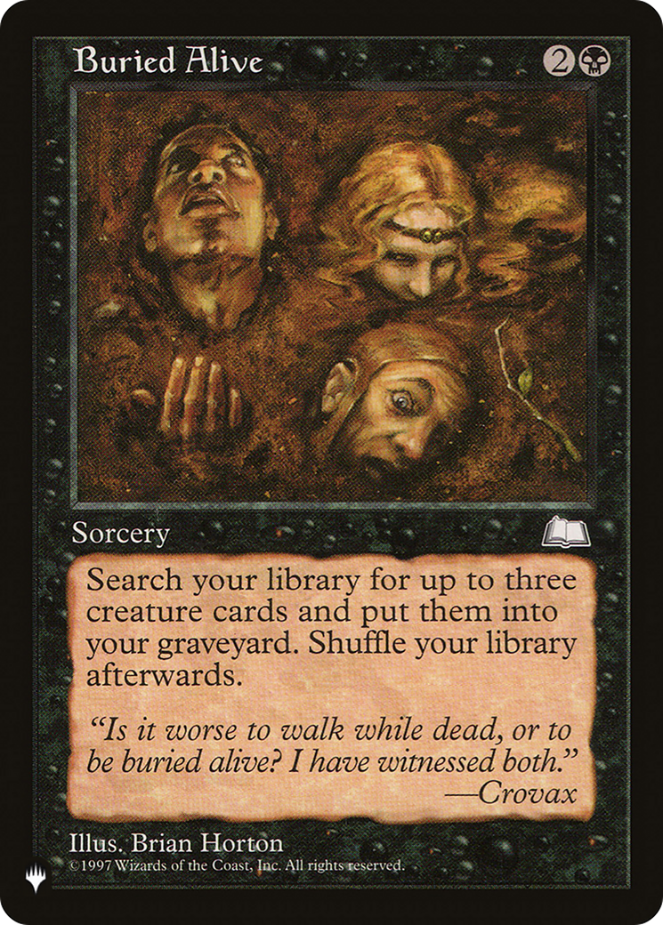Buried Alive [The List] | Card Merchant Takapuna