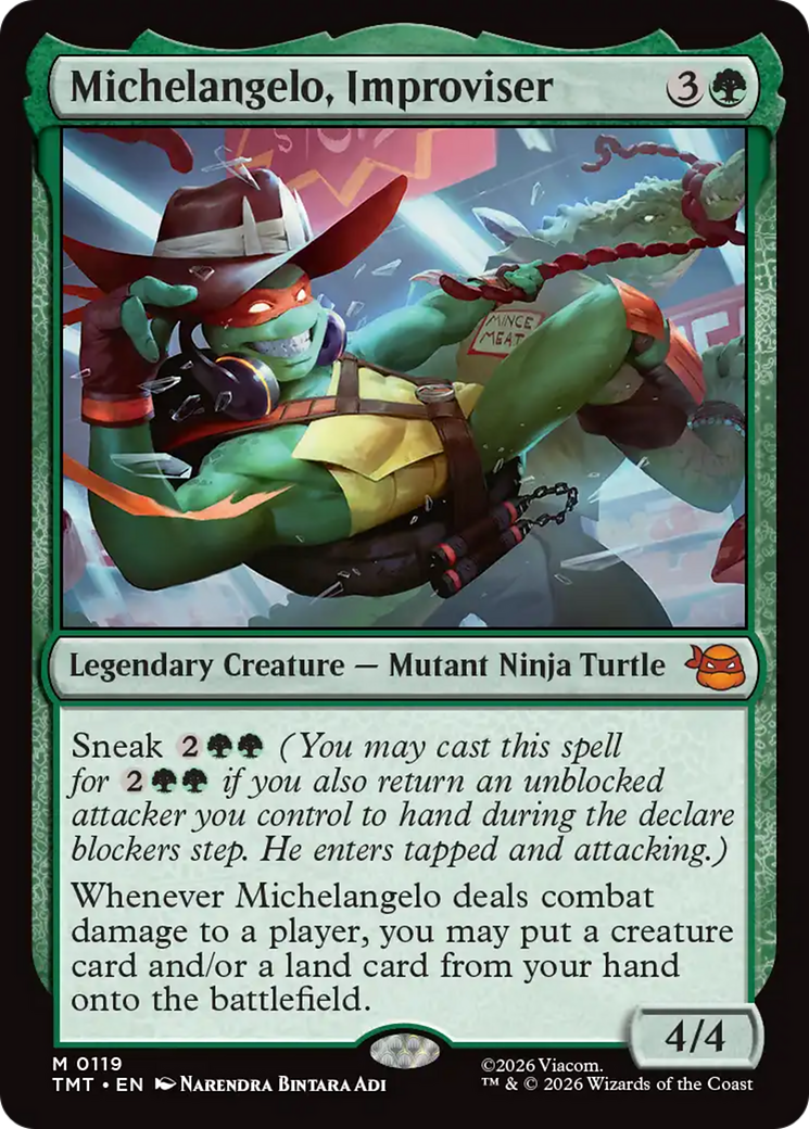 Michelangelo, Improviser [Teenage Mutant Ninja Turtles] | Card Merchant Takapuna