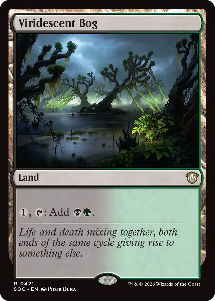 Viridescent Bog [Secrets of Strixhaven Commander] | Card Merchant Takapuna