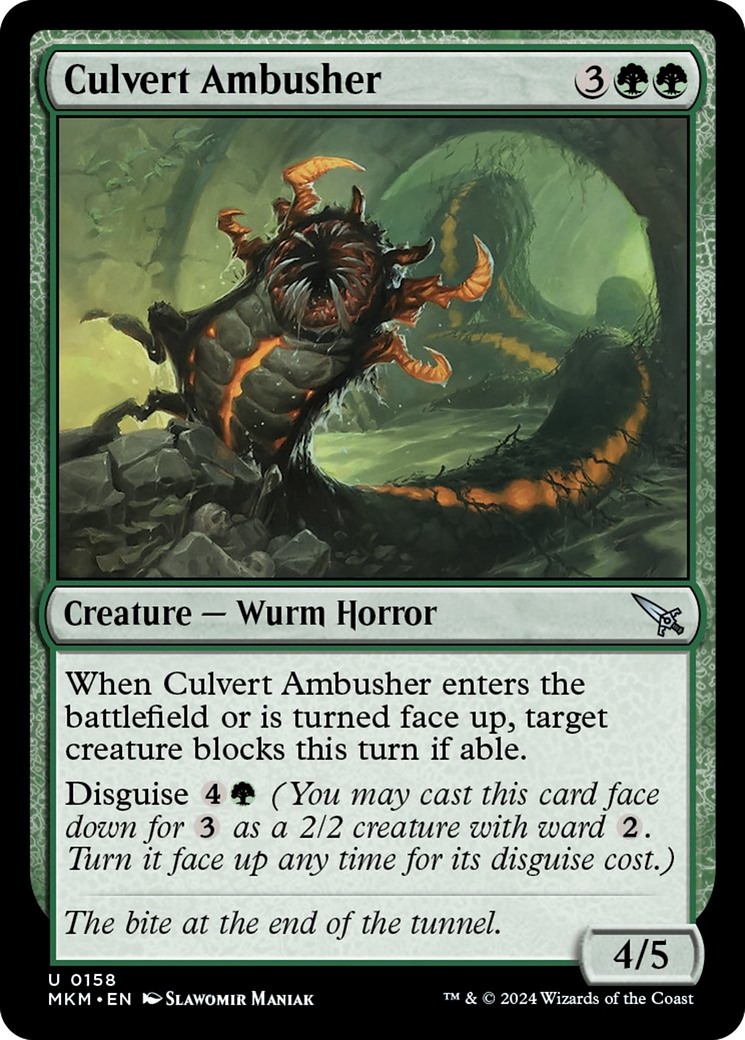 Culvert Ambusher [Murders at Karlov Manor] | Card Merchant Takapuna