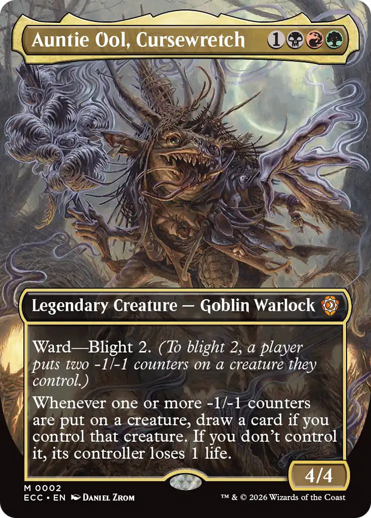 Auntie Ool, Cursewretch (Borderless) [Lorwyn Eclipsed Commander] | Card Merchant Takapuna