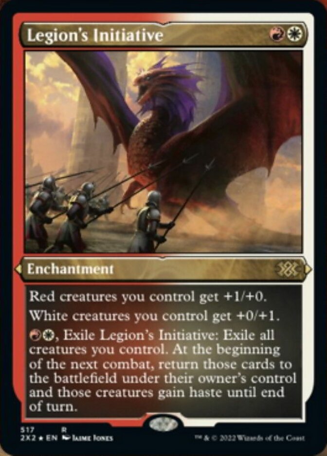 Legion's Initiative (Foil Etched) [Double Masters 2022] | Card Merchant Takapuna