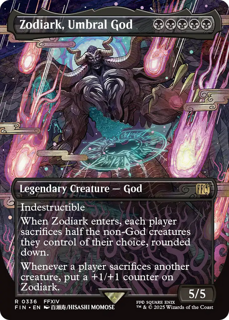 Zodiark, Umbral God (Borderless) [FINAL FANTASY] | Card Merchant Takapuna