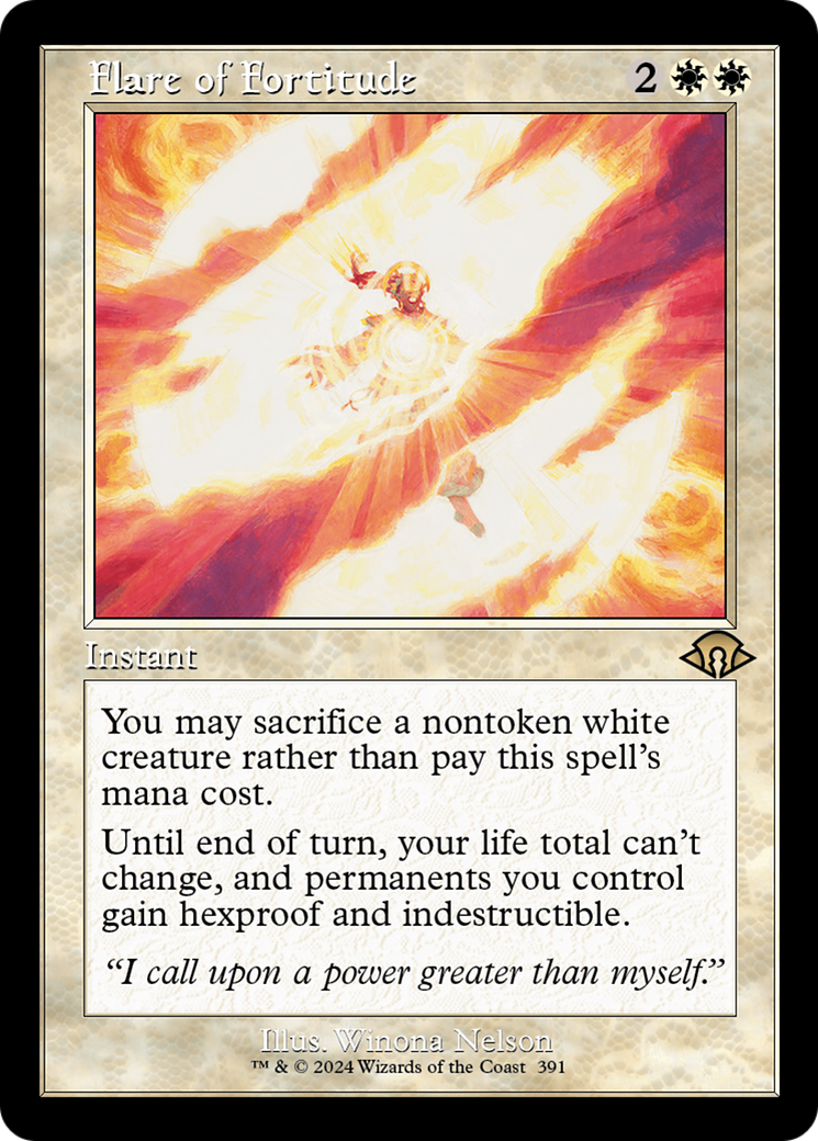 Flare of Fortitude (Retro) [Modern Horizons 3] | Card Merchant Takapuna