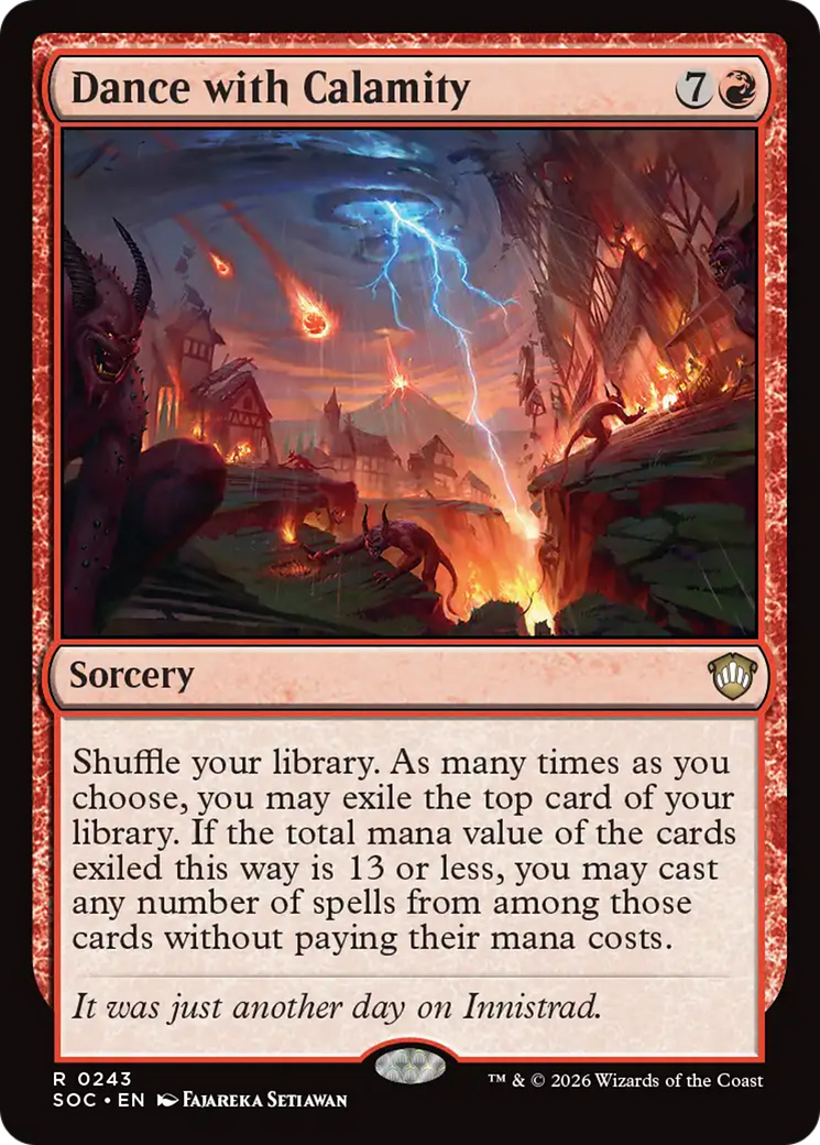 Dance with Calamity [Secrets of Strixhaven Commander] | Card Merchant Takapuna