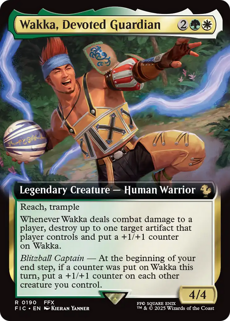 Wakka, Devoted Guardian (Extended Art) [FINAL FANTASY Commander] | Card Merchant Takapuna