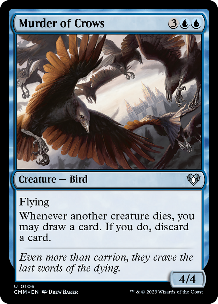 Murder of Crows [Commander Masters] | Card Merchant Takapuna