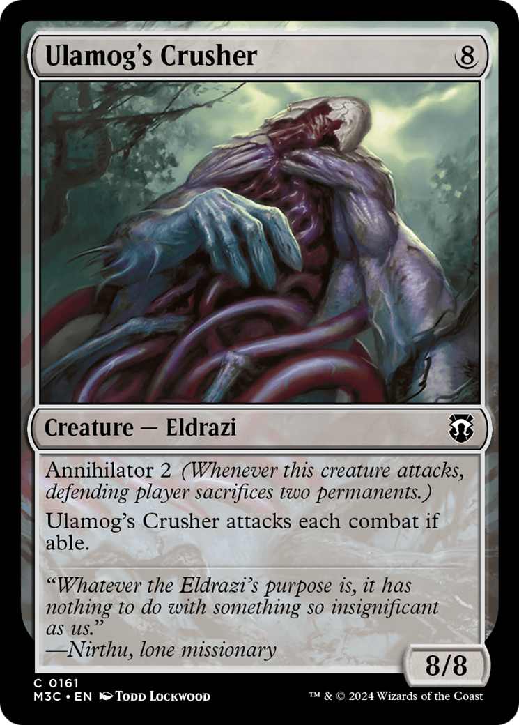 Ulamog's Crusher (Ripple Foil) [Modern Horizons 3 Commander] | Card Merchant Takapuna
