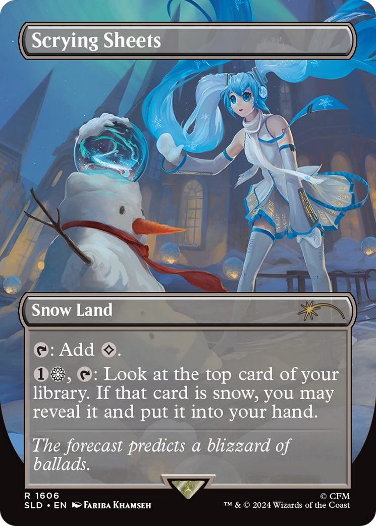 Scrying Sheets (Rainbow Foil) [Secret Lair Drop Series] | Card Merchant Takapuna
