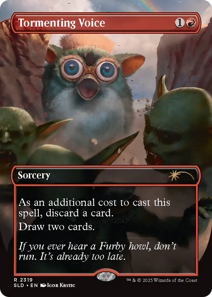 Tormenting Voice (Rainbow Foil) [Secret Lair Drop Series] | Card Merchant Takapuna