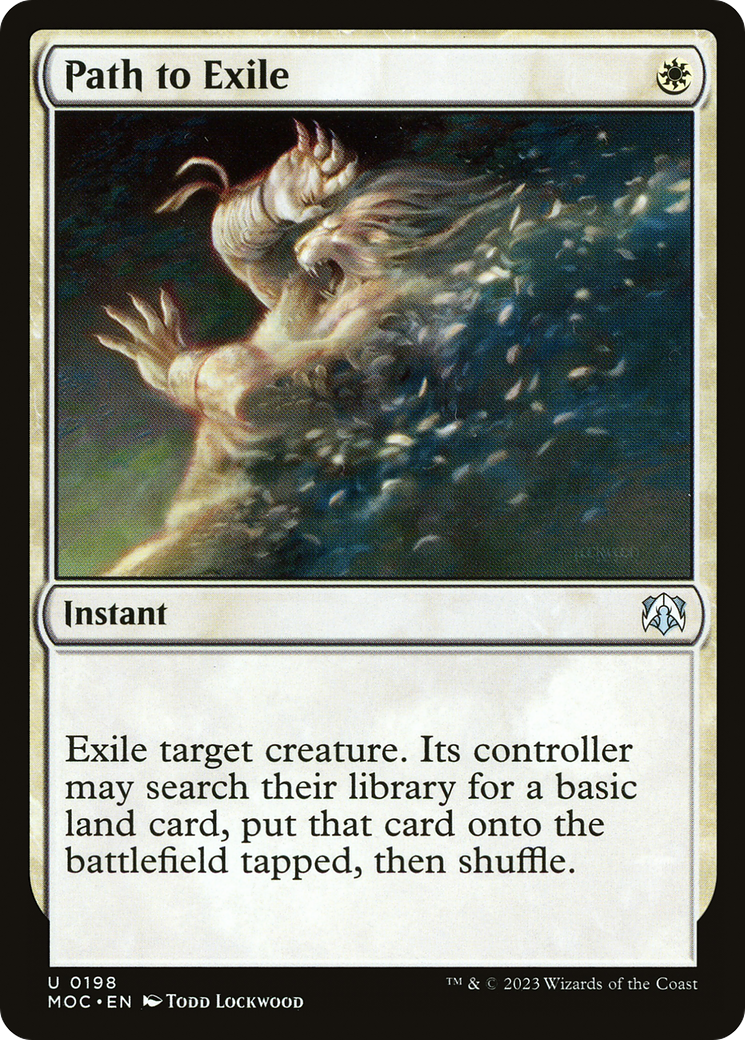 Path to Exile [March of the Machine Commander] | Card Merchant Takapuna