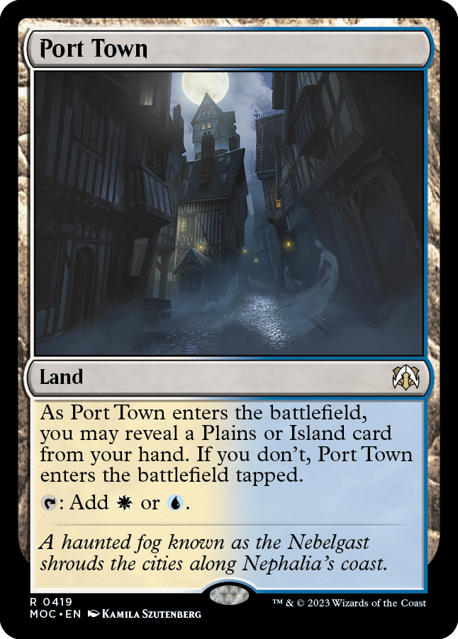 Port Town [March of the Machine Commander] | Card Merchant Takapuna