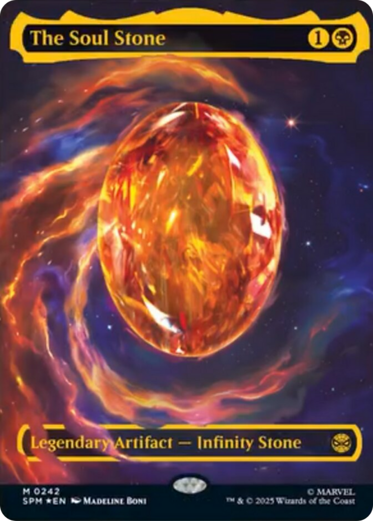 The Soul Stone (Cosmic Foil) [Marvel's Spider-Man] | Card Merchant Takapuna