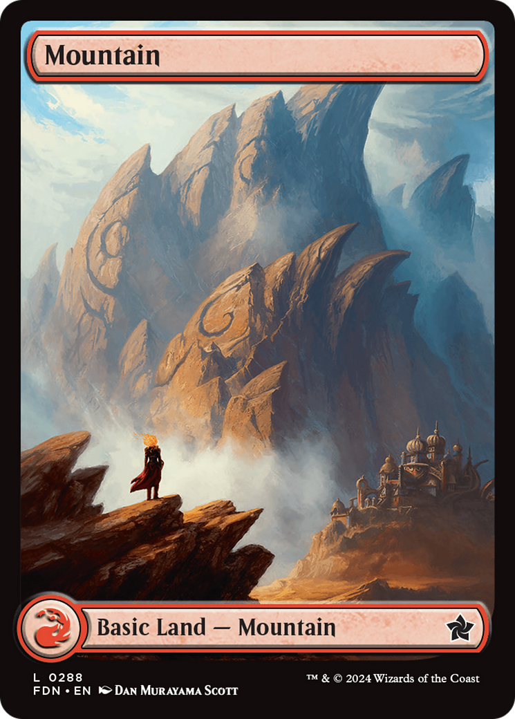 Mountain (0288) [Foundations] | Card Merchant Takapuna