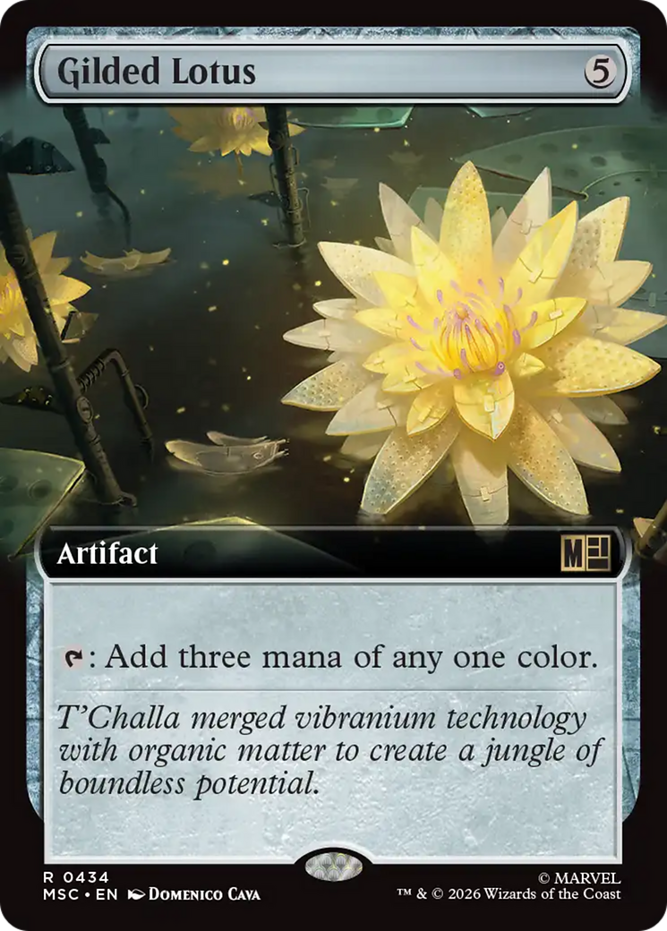 Gilded Lotus (Extended Art) [Marvel Super Heroes Commander] | Card Merchant Takapuna