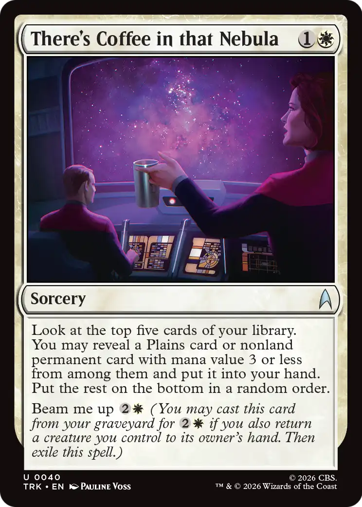 There's Coffee in that Nebula [Star Trek]
