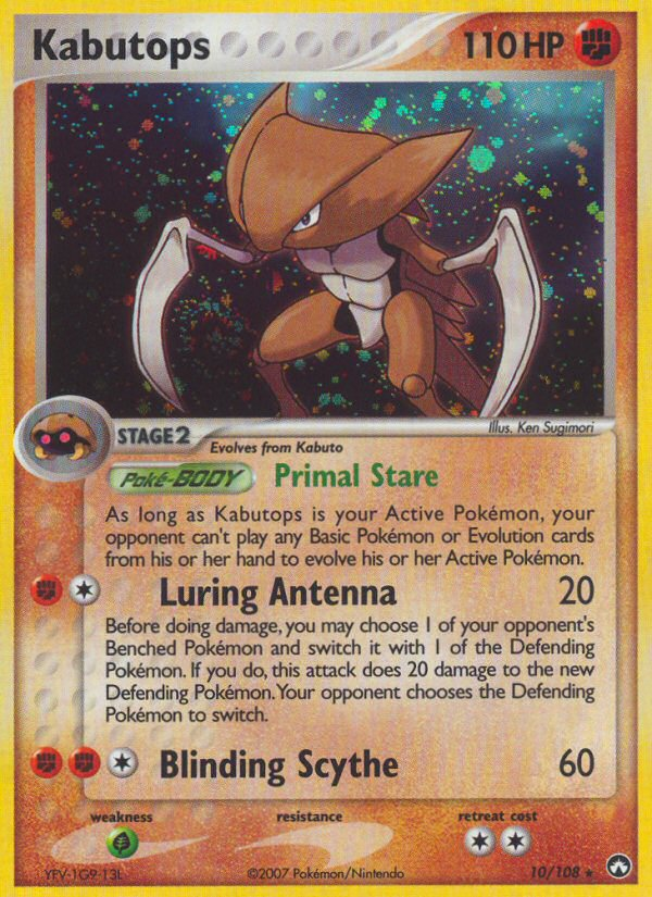 Kabutops (10/108) [EX: Power Keepers] | Card Merchant Takapuna