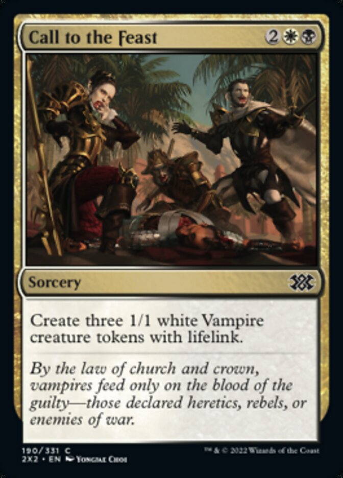 Call to the Feast [Double Masters 2022] | Card Merchant Takapuna