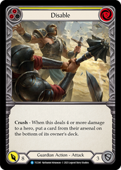 Disable (Yellow) [TCC041] (Round the Table: TCC x LSS) | Card Merchant Takapuna