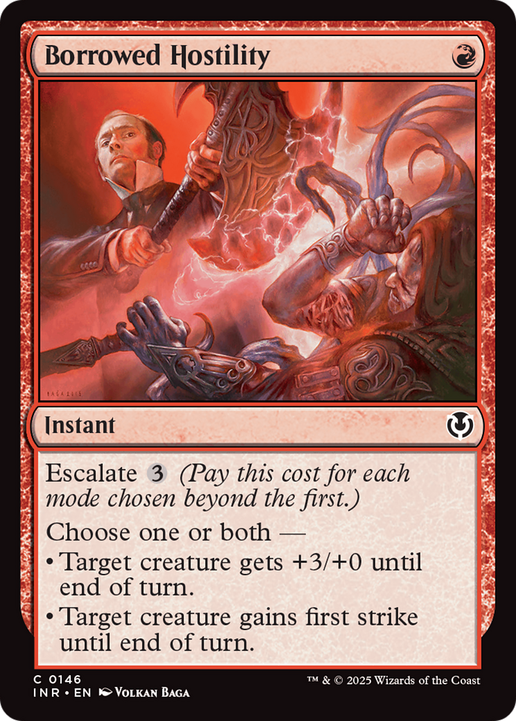 Borrowed Hostility [Innistrad Remastered] | Card Merchant Takapuna