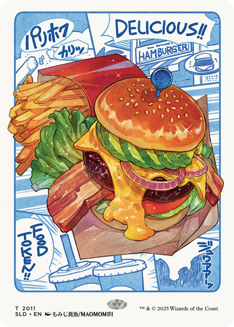 Food Token (2011) (Rainbow Foil) [Secret Lair Drop Series] | Card Merchant Takapuna