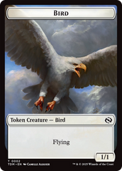 Inkling // Bird Double-Sided Token [Tarkir: Dragonstorm Commander Tokens] | Card Merchant Takapuna