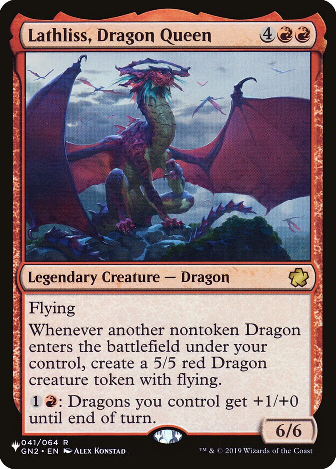Lathliss, Dragon Queen [The List] | Card Merchant Takapuna