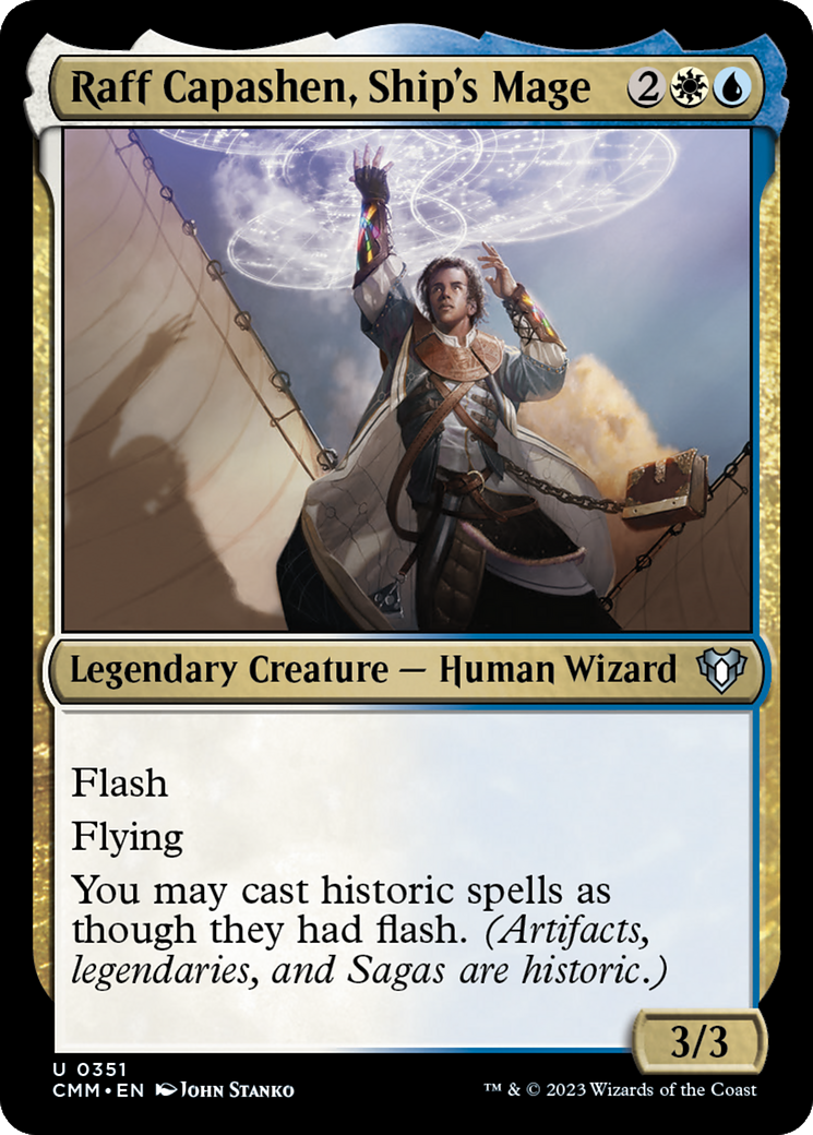 Raff Capashen, Ship's Mage [Commander Masters] | Card Merchant Takapuna