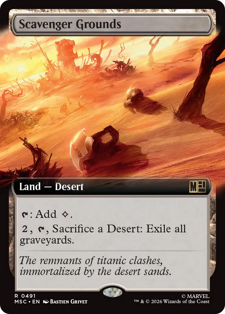 Scavenger Grounds (Extended Art) [Marvel Super Heroes Commander] | Card Merchant Takapuna