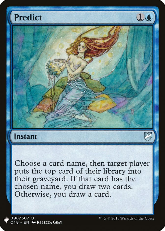 Predict [Mystery Booster] | Card Merchant Takapuna