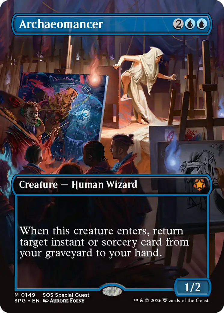 Archaeomancer (Borderless) [Secrets of Strixhaven Special Guests] | Card Merchant Takapuna