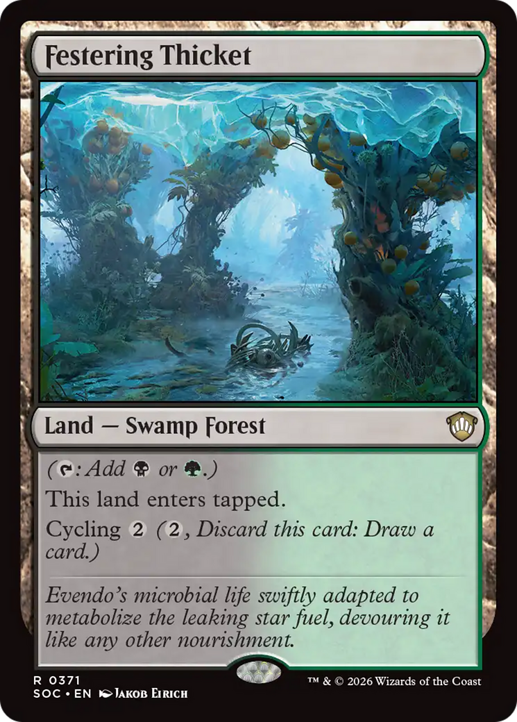 Festering Thicket [Secrets of Strixhaven Commander] | Card Merchant Takapuna