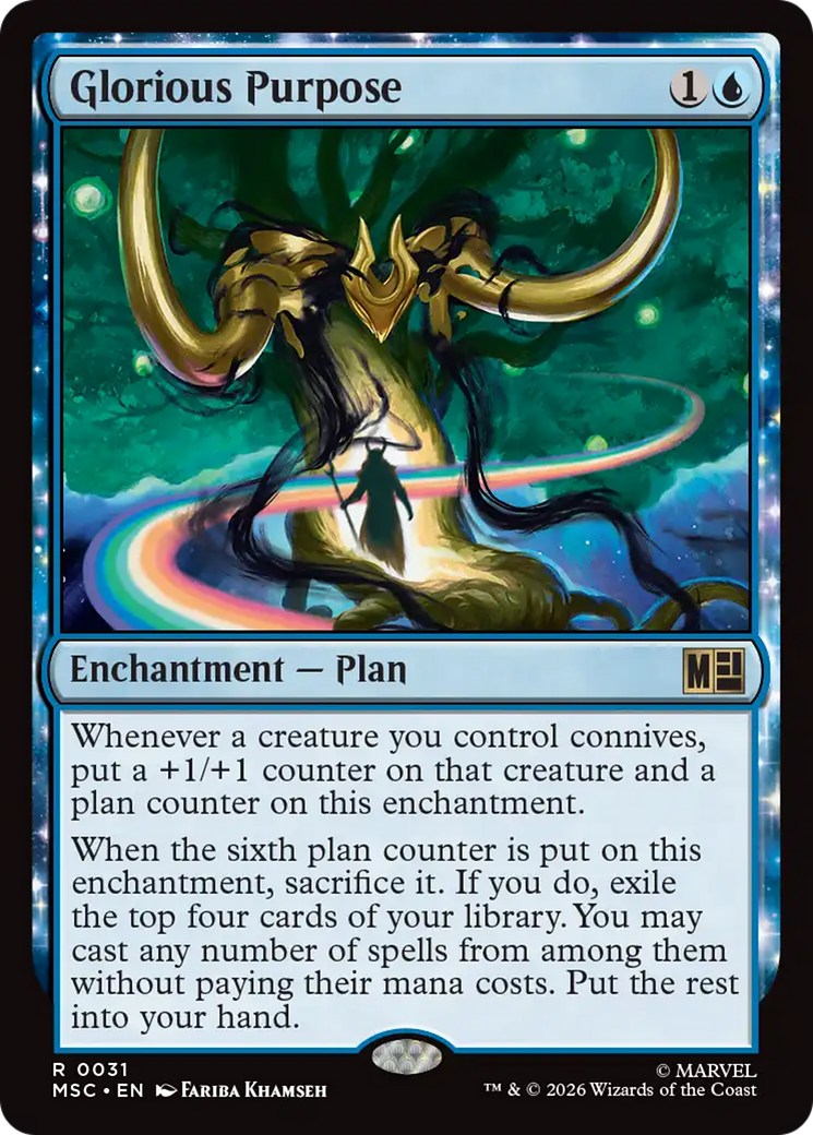 Glorious Purpose (Surge Foil) [Marvel Super Heroes Commander] | Card Merchant Takapuna