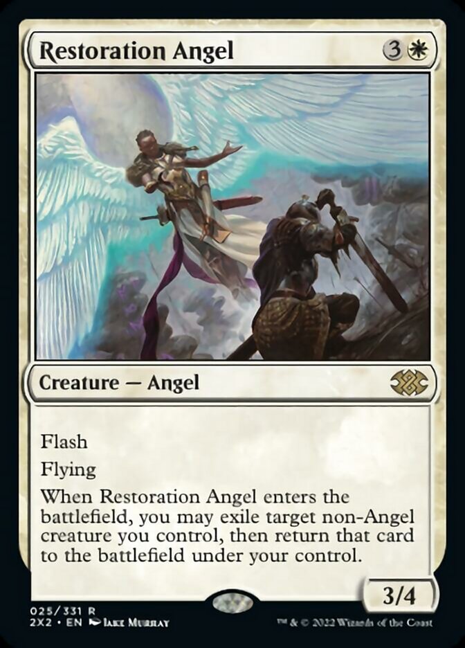 Restoration Angel [Double Masters 2022] | Card Merchant Takapuna