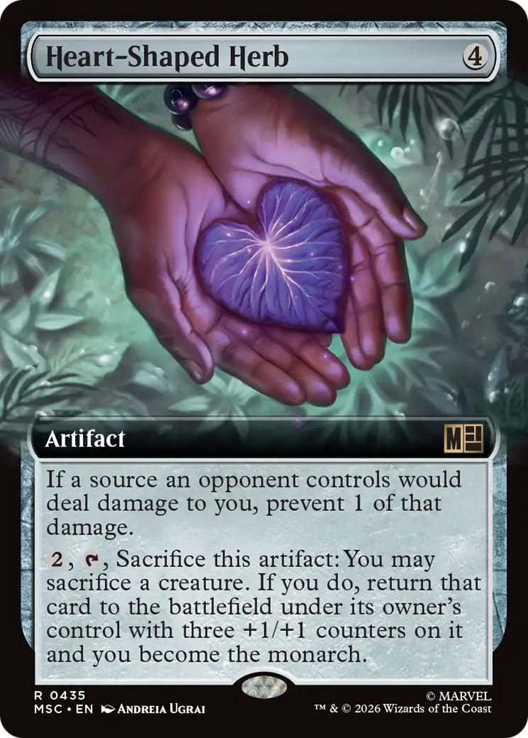 Heart-Shaped Herb (Extended Art) [Marvel Super Heroes Commander] | Card Merchant Takapuna