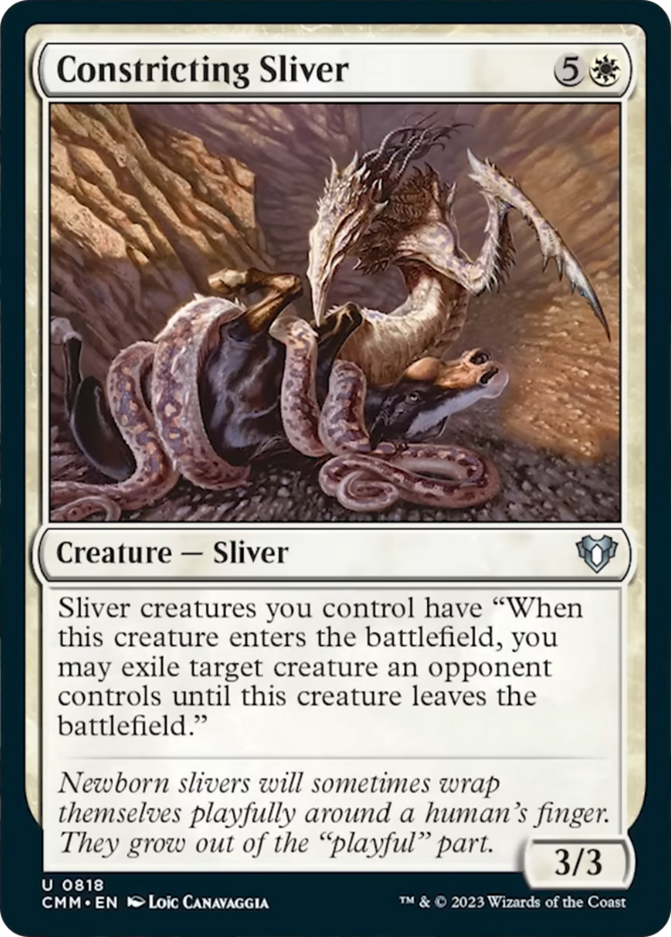 Constricting Sliver [Commander Masters] | Card Merchant Takapuna