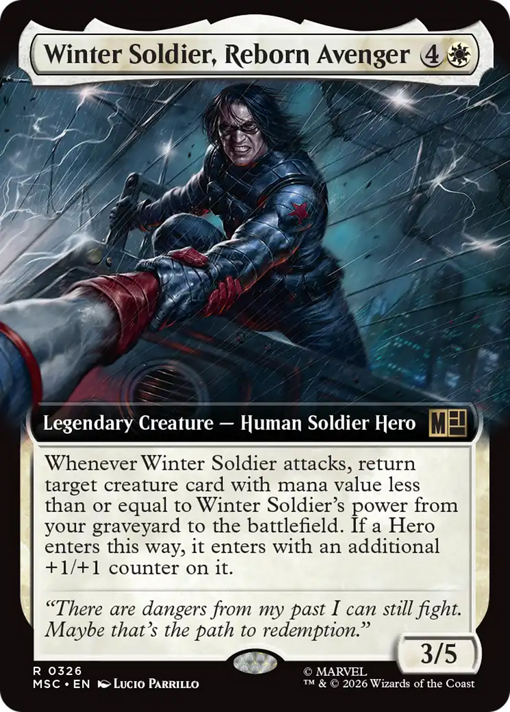 Winter Soldier, Reborn Avenger (Extended Art) [Marvel Super Heroes Commander] | Card Merchant Takapuna