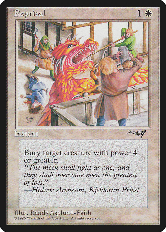Reprisal (Red Monster) [Alliances] | Card Merchant Takapuna