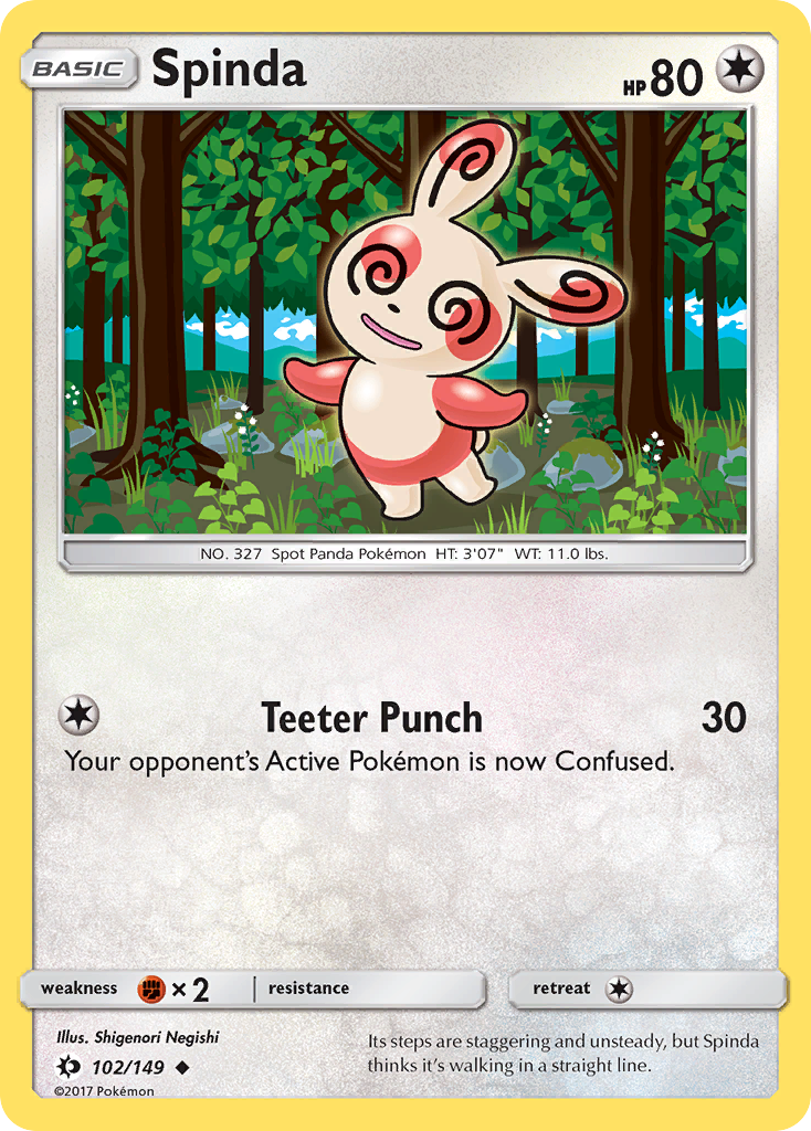 Spinda (102/149) [Sun & Moon: Base Set] | Card Merchant Takapuna