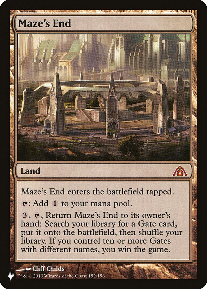 Maze's End [The List] | Card Merchant Takapuna