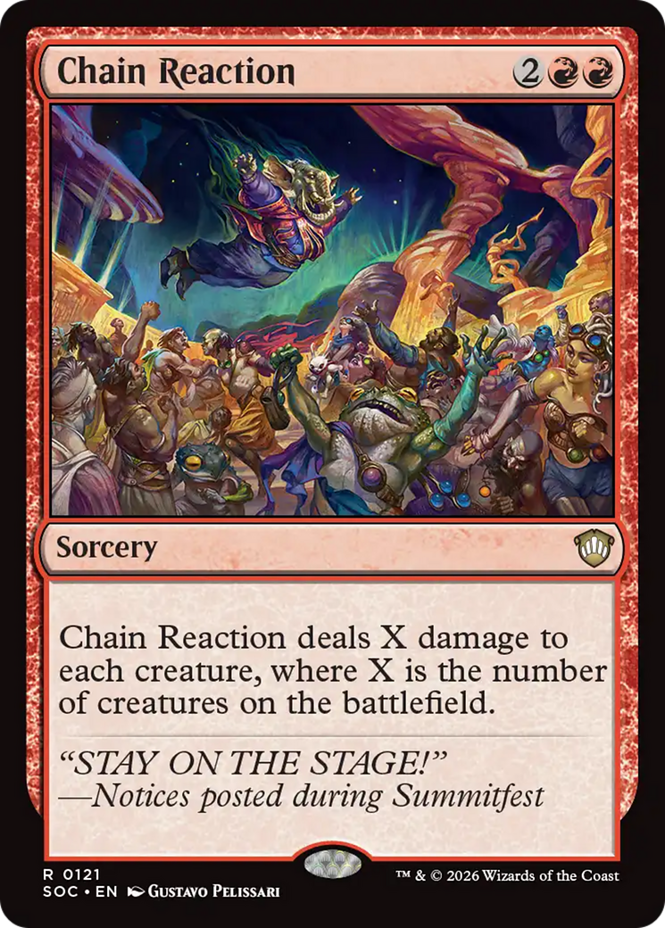 Chain Reaction [Secrets of Strixhaven Commander] | Card Merchant Takapuna